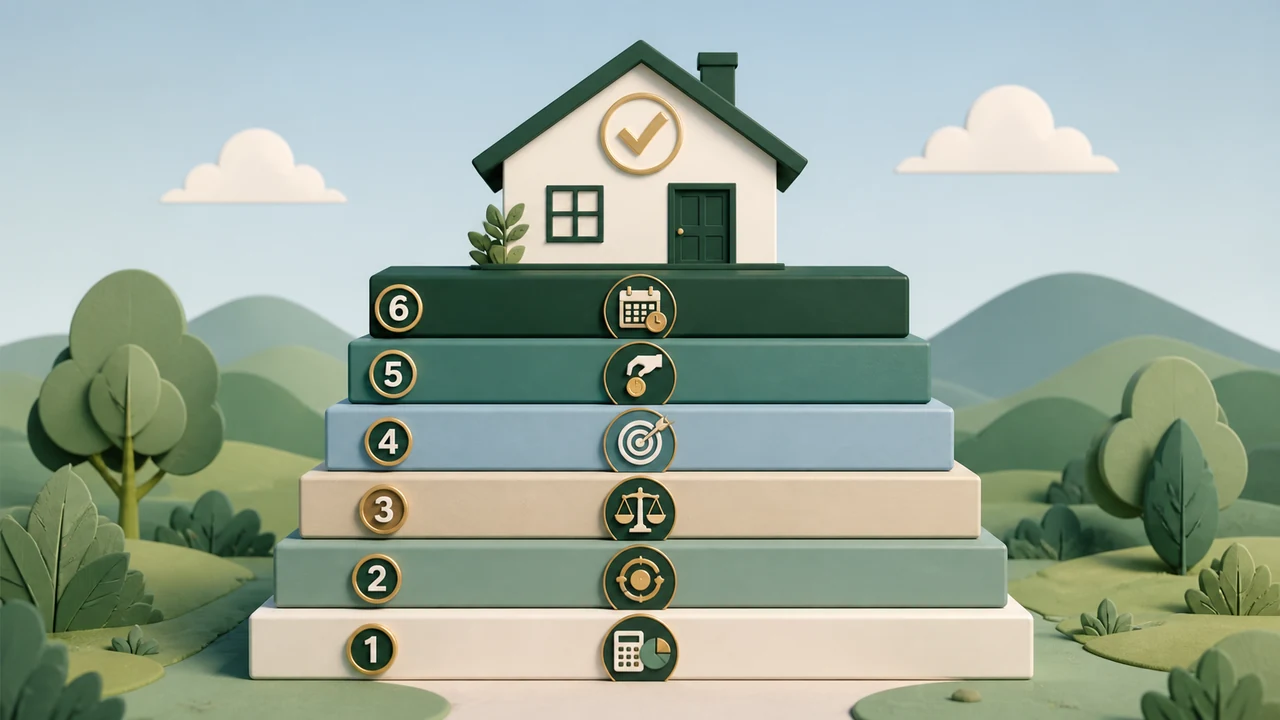 Camadas de situação financeira, proteção, objetivos, critérios, aportes e revisão sustentam a escolha dos investimentos.