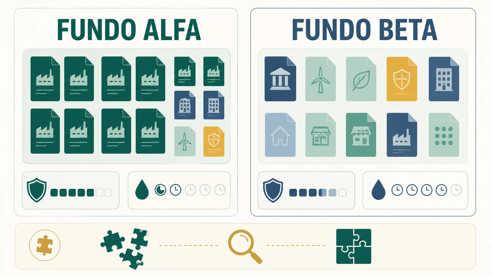 Fundos com muitos ativos podem continuar concentrados quando várias posições dependem do mesmo fator de risco.
