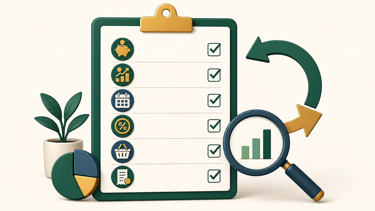 Ficha compara resultado da simulação com o custo futuro de uma meta financeira.